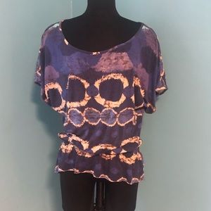 Anthropologie Weston Wear print top